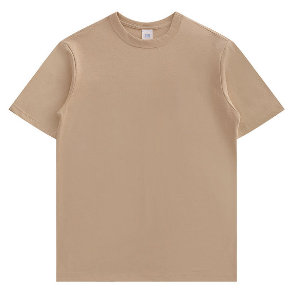 Camiseta Básica de Algodón Manga Corta Unisex