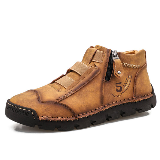Zapatos Casuales de Cuero Estilo Británico - Diseño Moderno Punta Redonda - Image 2