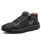 Zapatos Casuales de Cuero Estilo Británico - Diseño Moderno Punta Redonda