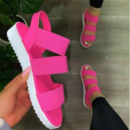 Sandalias Planas Cómodas con Suela Gruesa para Mujer - Image 4