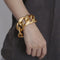 Pulsera Cadena Gruesa Boho Punk CCB Acero Inoxidable para Hombre y Mujer