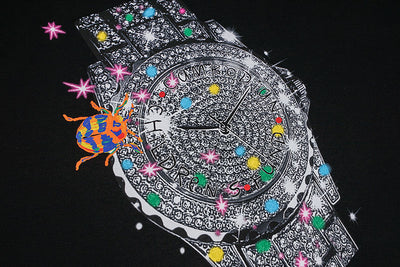 Playera Estampada con Reloj para Hombre - Image 10