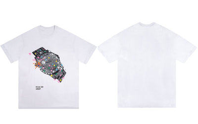 Playera Estampada con Reloj para Hombre - Image 2