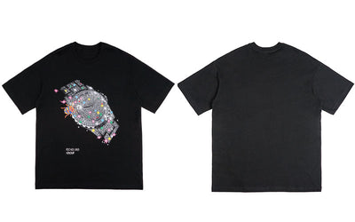 Playera Estampada con Reloj para Hombre - Image 3