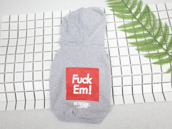 Chaleco Veraniego con Capucha para Perros y Gatos - Camiseta Estampada Fadou