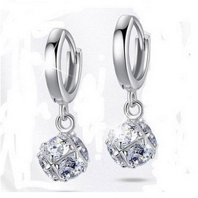 Aretes de Plata 925 con Zirconia Cúbica Estilo Vintage Bola Linglong - Image 9