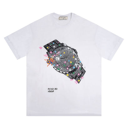 Playera Estampada con Reloj para Hombre - Image 8