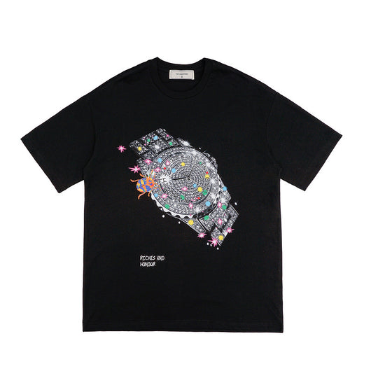 Playera Estampada con Reloj para Hombre - Image 7