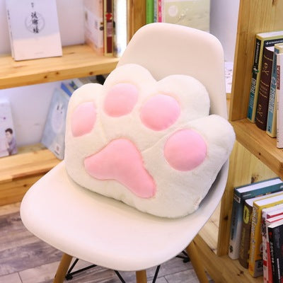 Cojín Grande Adorable con Diseño de Patitas de Gato y Corazones - Image 4