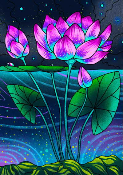 Cuadro de Diamantes Flores Rosa - Pintura Decorativa DIY - Image 43