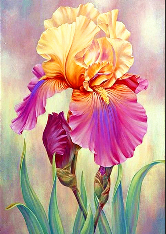 Cuadro de Diamantes Flores Rosa - Pintura Decorativa DIY - Image 7
