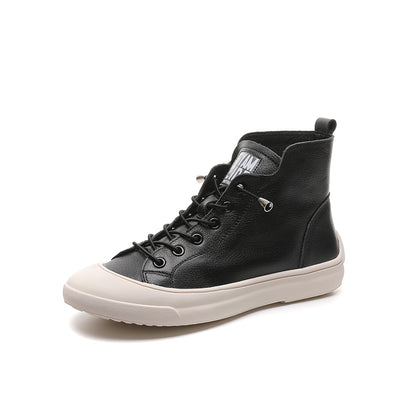 Botines de Cuero Genuino para Mujer - Caña Alta Clásica - Image 13