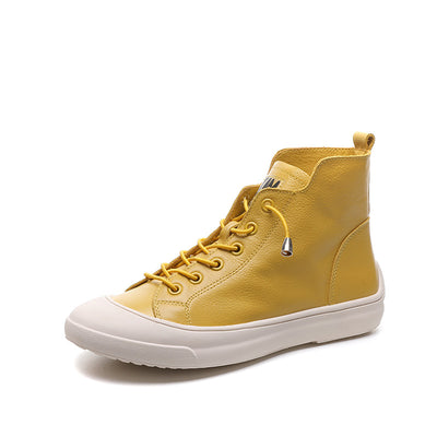 Botines de Cuero Genuino para Mujer - Caña Alta Clásica - Image 3