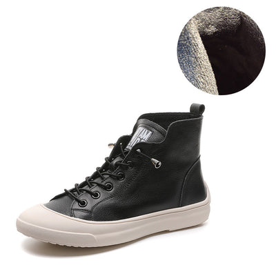 Botines de Cuero Genuino para Mujer - Caña Alta Clásica - Image 7