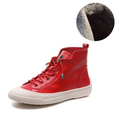 Botines de Cuero Genuino para Mujer - Caña Alta Clásica - Image 9
