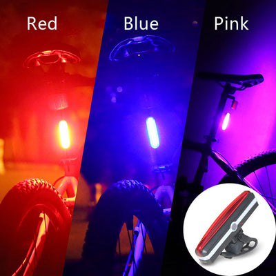 Luz Trasera LED Recargable USB para Bicicleta - Faro de Seguridad COB con Modo Intermitente - Image 6
