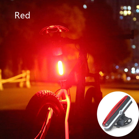 Luz Trasera LED Recargable USB para Bicicleta - Faro de Seguridad COB con Modo Intermitente - Image 9