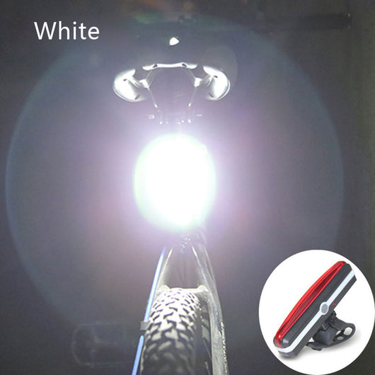 Luz Trasera LED Recargable USB para Bicicleta - Faro de Seguridad COB con Modo Intermitente - Image 3