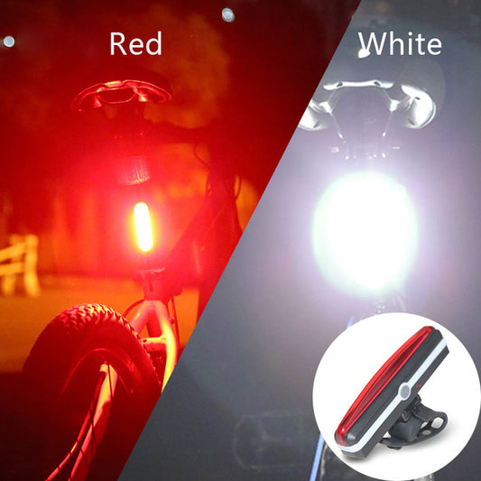 Luz Trasera LED Recargable USB para Bicicleta - Faro de Seguridad COB con Modo Intermitente - Image 2