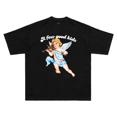 Playera Hombre Ángel Musical con Impresión Multicolor Tendencia Actual - Image 9