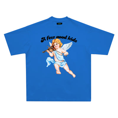 Playera Hombre Ángel Musical con Impresión Multicolor Tendencia Actual - Image 8