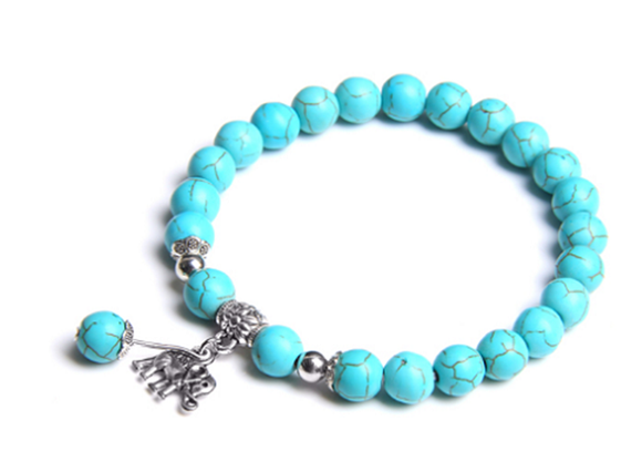 Pulsera de Cristal Colores Sólidos