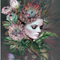 Pintura de Diamantes 5D Hada Mujer con Flores
