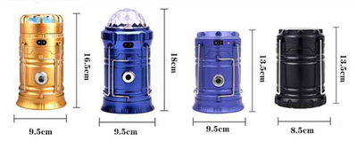 Linterna Solar Camping LED Recargable con Ventilador y Luz Multicolor - Image 9