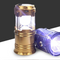 Linterna Solar Camping LED Recargable con Ventilador y Luz Multicolor