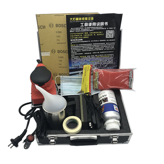 Kit Profesional de Reparación y Restauración de Faros Automotrices