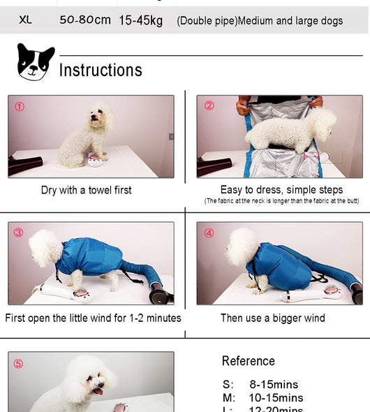 Secador de Perros Profesional con Kit Completo para Todas las Razas - Image 10