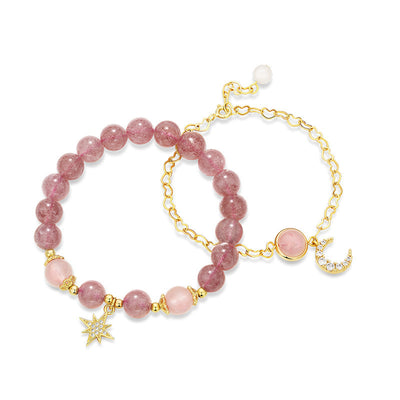 Pulsera de Cristal Fresa para Mujer - Image 9