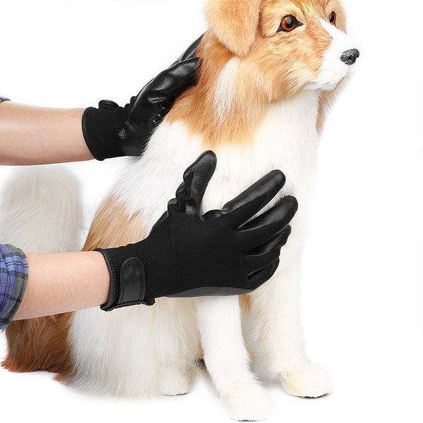 Guante de Aseo para Mascotas - Removedor de Pelo Suave para Gatos y Perros