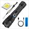 Linterna LED Recargable de Alto Rendimiento con Zoom y Pantalla Digital