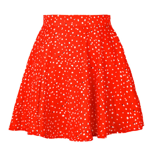 Falda Corta Estampado Floral Cintura Alta Efecto Globo con Cierre Invisible - Image 17