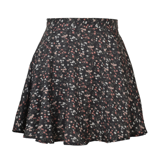 Falda Corta Estampado Floral Cintura Alta Efecto Globo con Cierre Invisible - Image 7