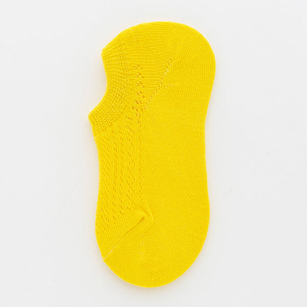 Calcetines Invisibles de Malla Transpirable Colores Pastel Unisex