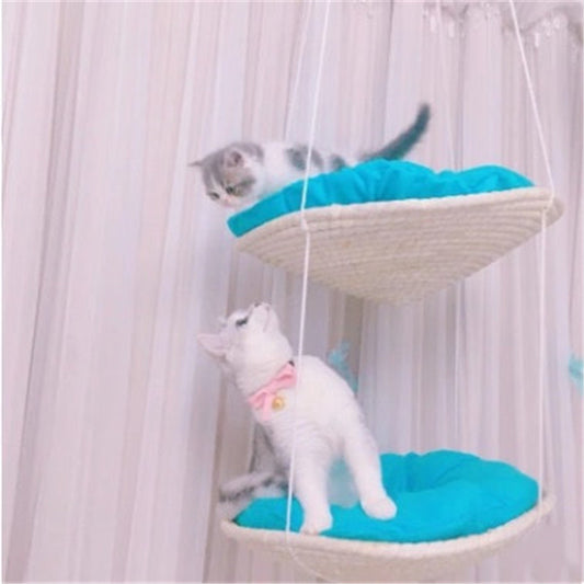 Árbol Rascador Multicapa para Gatos con Plataformas de Salto