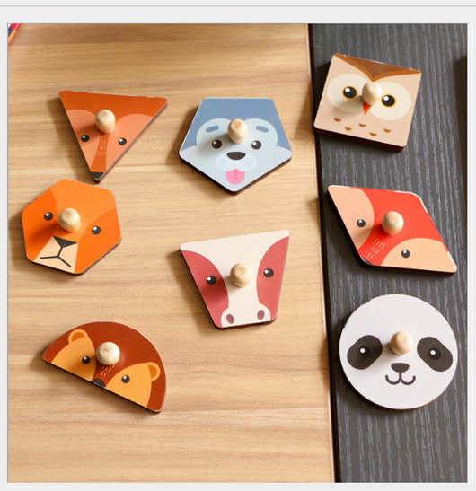 Tablero de Formas Geométricas con Animales - Puzzle Educativo para Bebés - Image 5