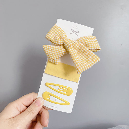 Set de Accesorios para el Cabello Mamá e Hija - Clips Amarillos Lindos - Image 5