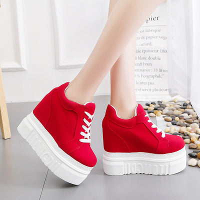 Zapatos de Lona con Tacón Alto y Bordados para Mujer - Image 3