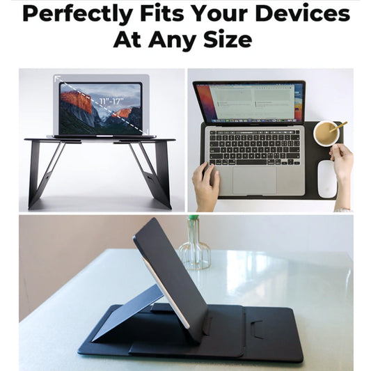 Soporte Portátil para Laptop Plegable con Almohadilla Refrigerante