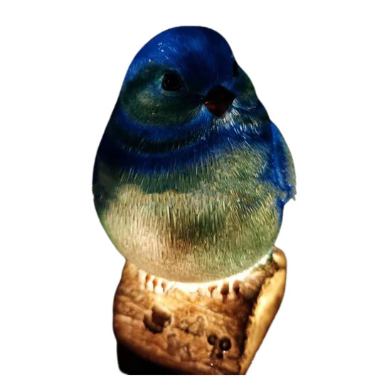 Lámpara Solar Pájaro Thrush para Jardín - Artesanía en Resina - Image 8