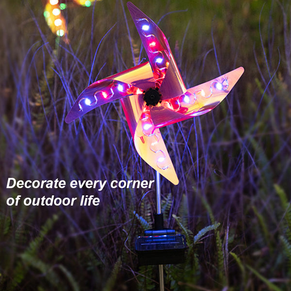 Luz Solar Decorativa Molino para Jardín - Iluminación LED Exterior