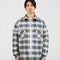 Camisa de Cuadros con Puños Desmontables y Bordado - Estilo Moderno para Hombre