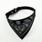 Negro PU Triangle Scarf