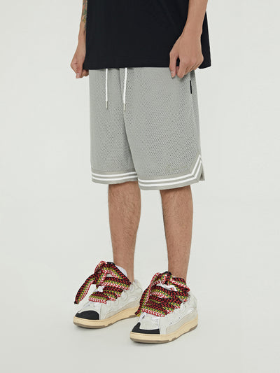 Shorts Deportivos Mesh Transpirable con Estampado - Cómodos y Sueltos - Image 11