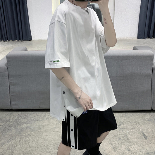 Conjunto Casual Hombre: Camiseta y Shorts Sueltos de Cinco Puntos - Image 6