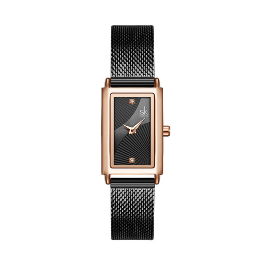 Reloj de Mujer Elegante con Malla Metálica - Cuarzo Minimalista