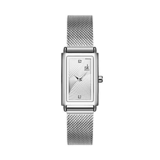 Reloj de Mujer Elegante con Malla Metálica - Cuarzo Minimalista - Image 2